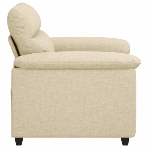 VidaXL Sofa Fotel Kremowy 60 cm Tkanina