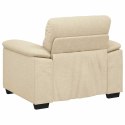 VidaXL Sofa Fotel Kremowy 60 cm Tkanina