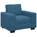 SOFA FOTEL NIEBIESKI 60CM AKSAMIT