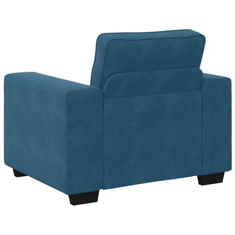 SOFA FOTEL NIEBIESKI 60CM AKSAMIT