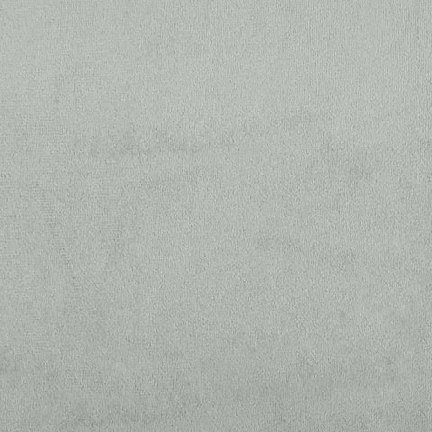 2-OS. KANAPA ROZKŁADANA Z PODNÓŻKIEM JASNOSZARA AKSAMITNA