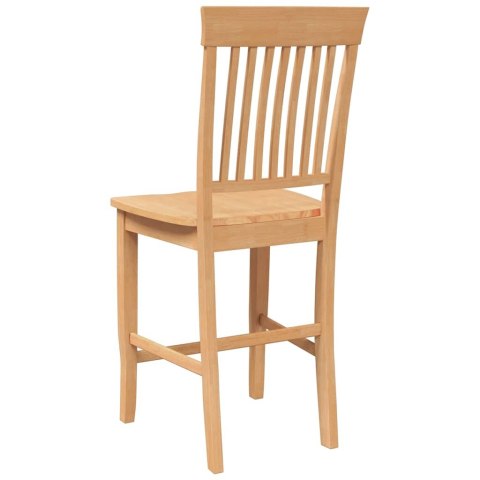 HOKERY BAROWE 2 SZT. NATURALNE DREWNO LITE GUMA