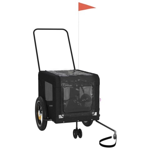 PRZYCZEPKA ROWEROWA DLA ZWIERZĄT TKANINA OXFORD I ŻELAZO