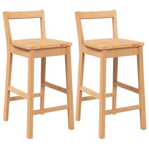 HOKERY BAROWE 2 SZT. NATURALNE DREWNO LITE GUMA