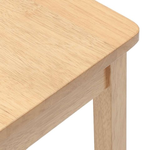 HOKERY BAROWE 2 SZT. NATURALNE DREWNO LITE GUMA