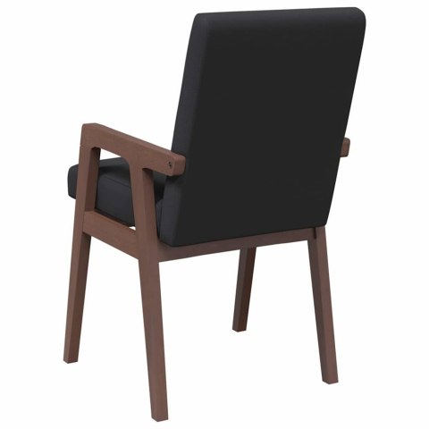 KRZESŁA DO JADALNI Z PODUSZKAMI 2 SZT. LITE DREWNO GUMOWE