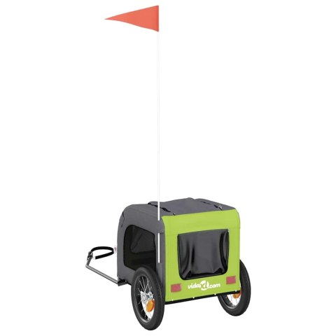 PRZYCZEPKA ROWEROWA DLA ZWIERZĄT TKANINA OXFORD I ŻELAZO