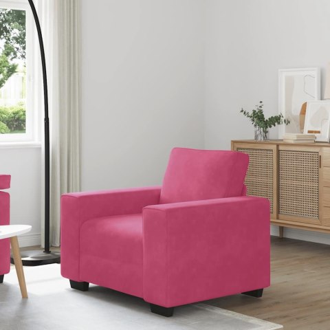 SOFA FOTEL WINO CZERWONE 60CM AKSAMIT