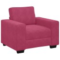 SOFA FOTEL WINO CZERWONE 60CM AKSAMIT