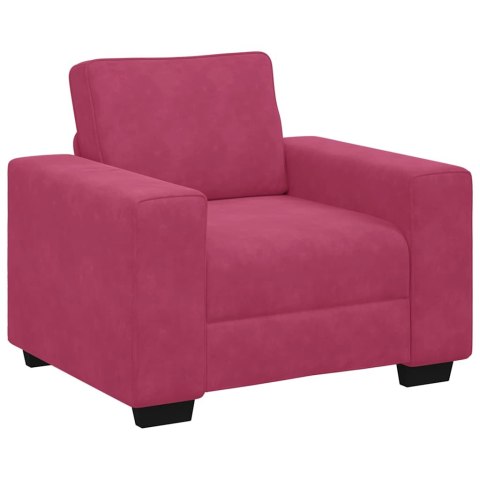 SOFA FOTEL WINO CZERWONE 60CM AKSAMIT