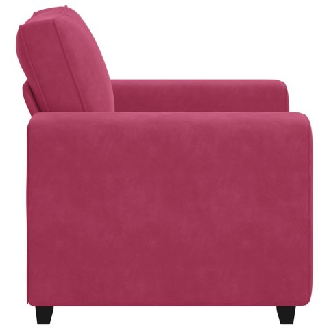 SOFA FOTEL WINO CZERWONE 60CM AKSAMIT