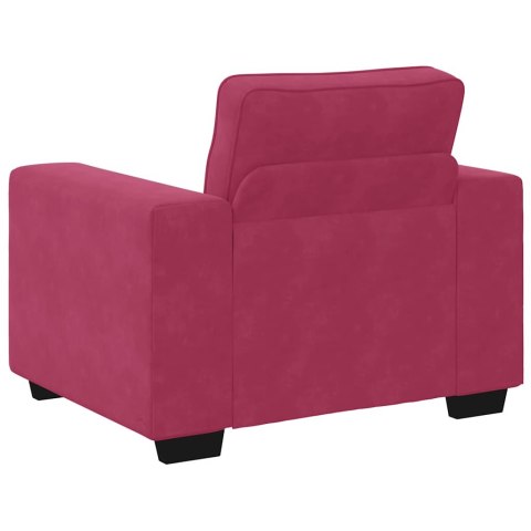 SOFA FOTEL WINO CZERWONE 60CM AKSAMIT