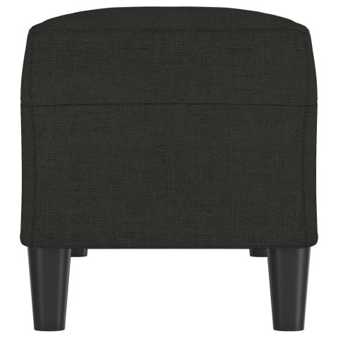 ŁAWKA CZARNA 100X35X41CM TAPICEROWANA TKANINĄ