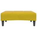 PODNÓŻEK ŻÓŁTY 77X55X31CM AKSAMIT