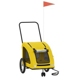 PRZYCZEPKA ROWEROWA DLA ZWIERZĄT TKANINA OXFORD I ŻELAZO