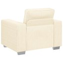 VidaXL Sofa Fotel Kremowy 60 cm Tkanina Kordowa
