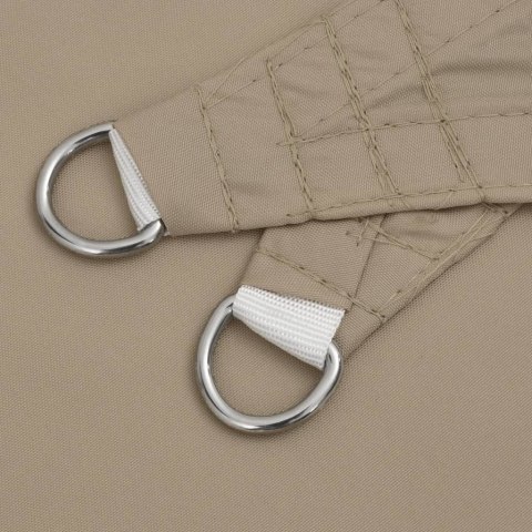 TRÓJKĄTNY ŻAGIEL PRZECIWSŁONECZNY WODOODPORNY OGRODOWY MARKIZA TARAS 4X5X5 M TAUPE