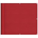 PARAWAN BALKONOWY CZERWONY 90X800CM 100% POLIESTER OXFORD