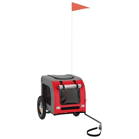 PRZYCZEPKA ROWEROWA DLA ZWIERZĄT TKANINA OXFORD I ŻELAZO