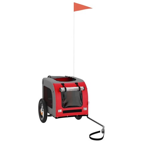 PRZYCZEPKA ROWEROWA DLA ZWIERZĄT TKANINA OXFORD I ŻELAZO