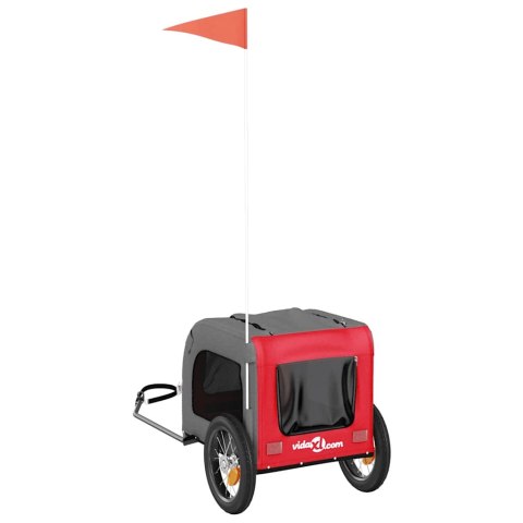 PRZYCZEPKA ROWEROWA DLA ZWIERZĄT TKANINA OXFORD I ŻELAZO