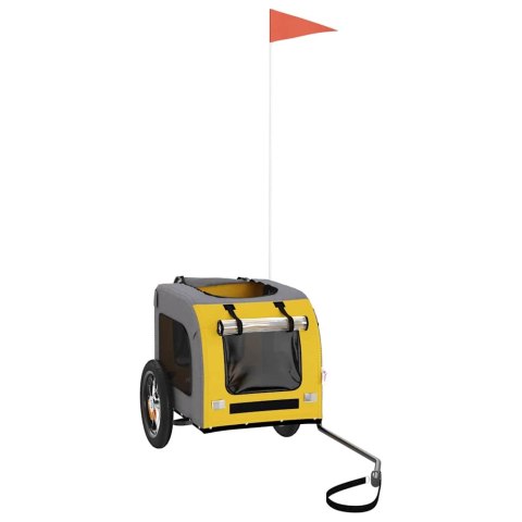 PRZYCZEPKA ROWEROWA DLA ZWIERZĄT TKANINA OXFORD I ŻELAZO