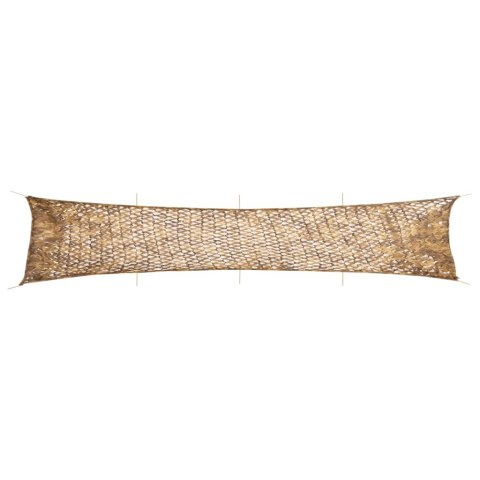 VidaXL Siatka maskująca z torbą do przechowywania 844x142 cm, piaskowa