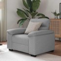 SOFA FOTEL CLOUD GREY 60CM TKANINA
