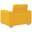 VidaXL Sofa Fotel Jasnożółty 60 cm Tkanina Corduroy