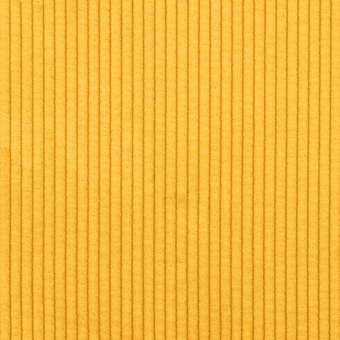 VidaXL Sofa dwuosobowa jasnożółta 120 cm Tkanina sztruksowa