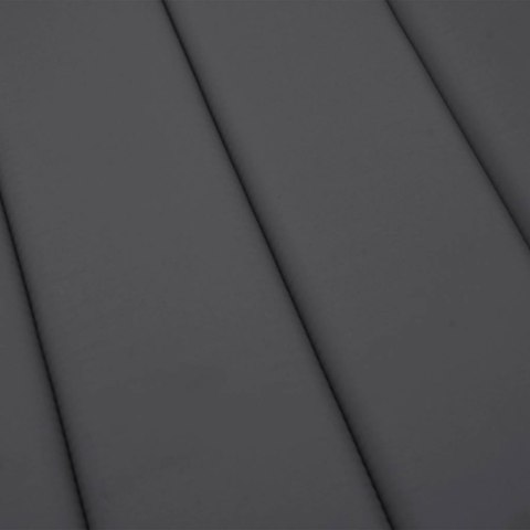 PODUSZKA NA LEŻAK ANTRACYTOWA 180X60X4CM TKANINA OXFORD