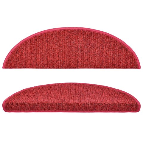 NAKŁADKI NA SCHODY 15 SZT. 56X 17X 3CM BORDOWE