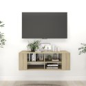 WISZĄCA SZAFKA POD TV DĄB SONOMA 102X35X35CM