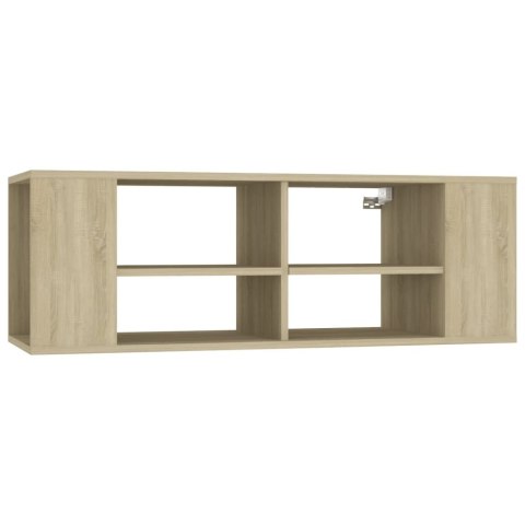 WISZĄCA SZAFKA POD TV DĄB SONOMA 102X35X35CM