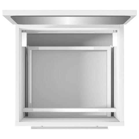 SZAFKA ŁAZIENKOWA Z LUSTREM BIAŁA 41X38,5X48CM