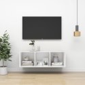 WISZĄCA SZAFKA POD TV BIAŁA 37X37X107CM