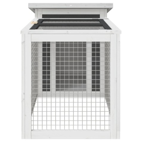 KLATKA DLA KRÓLIKA SZARA 100,5X54X55CM LITE DREWNO SOSNOWE