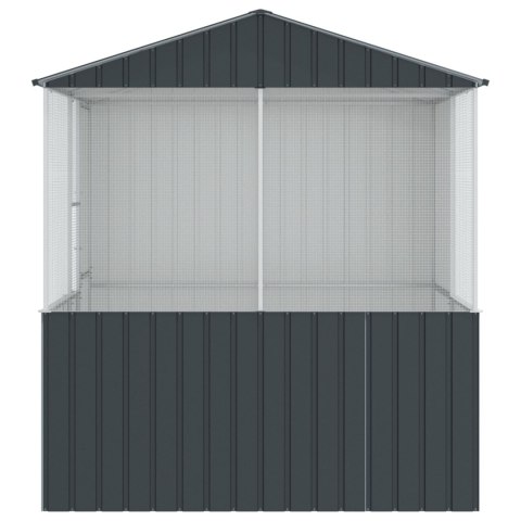 WOLIERA PTASZARNIA KLATKA DLA PTAKÓW 215X78X200CM STAL OCYNKOWANA