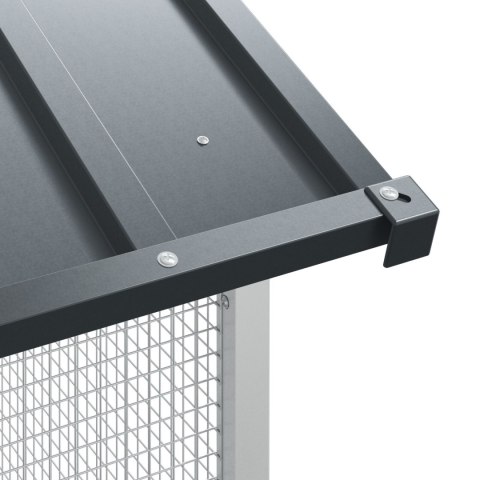 WOLIERA PTASZARNIA KLATKA DLA PTAKÓW 215X78X200CM STAL OCYNKOWANA