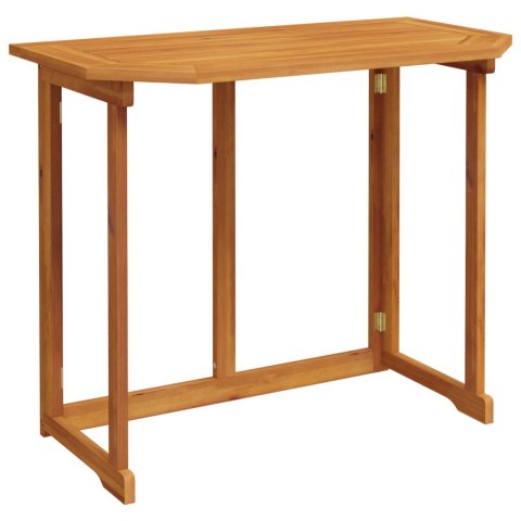 3-CZĘŚCIOWY ZESTAW BISTRO OGRODOWEGO Z PODUSZKAMI Z AKACJOWEGO DREWNA