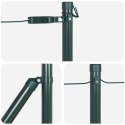 PALISADY 26 SZTUK ZIELONE Ø32MM 80CM STAL OCYNKOWANA