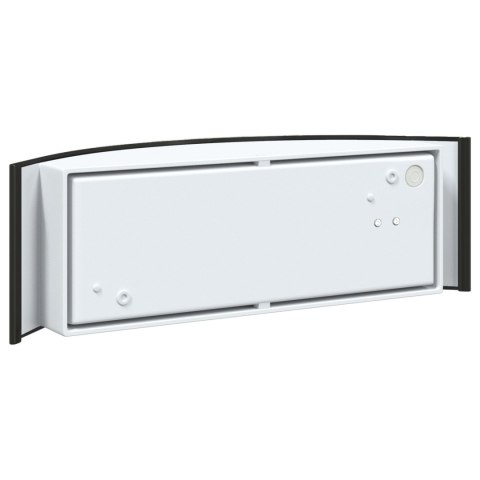 CZARNA LAMPA ŚCIENNA ZE STALI NIERDZEWNEJ IP44