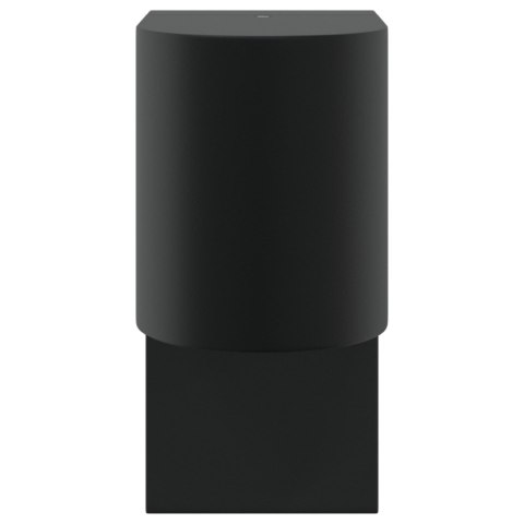 KINKIETY ZEWNĘTRZNE 2 SZTUKI CZARNY STAL NIERDZEWNA IP44