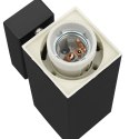 LAMPA ŚCIENNA NA ZEWNĄTRZ CZARNA STAL NIERDZEWNA IP44