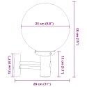 LAMPA ŚCIENNA NA ZEWNĄTRZ Z CZUJNIKIEM CZARNA STAL NIERDZEWNA IP44