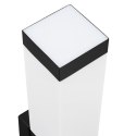 LAMPA ŚCIENNA ZEWNĘTRZNA Z CZUJNIKIEM CZARNA STAL NIERDZEWNA IP44