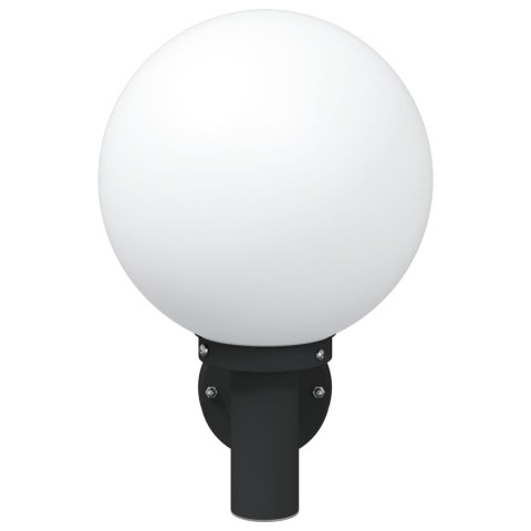 ZEWNĘTRZNE OŚWIETLENIE ŚCIENNE 2 SZT. CZARNY STAL NIERDZEWNA IP44