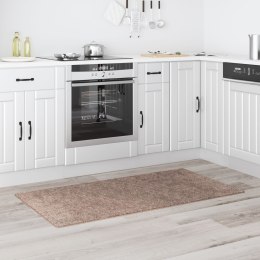 DYWAN SHAGGY Z LATEKSOWYM SPODEM BRĄZOWY 80X150CM