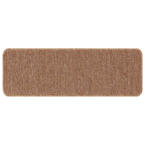 DYWANIKI NA SCHODY Z LATEKSOWYM PODKŁADEM ŻÓŁTY 25X60CM