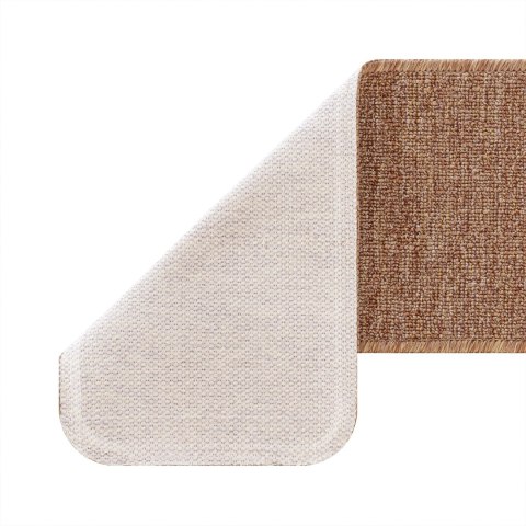 DYWANIKI NA SCHODY Z LATEKSOWYM PODKŁADEM ŻÓŁTY 25X60CM